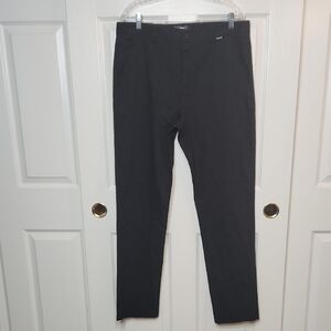 NWT Hurley Men's Black Slim Fit Worker Icon Pant Size 34x34